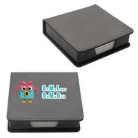 Bloc-notes carré personnalisé en cuir promotionnel pour bloc-notes Laserable en similicuir nouveaux produits bloc-notes
