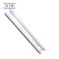 Profilé en C en acier au carbone P3300 conforme à la norme ASTM, 1-5/8 x 13/16 pouces (41x21x2,5 mm), électrogalvanisé, avec services de découpe et de pliage