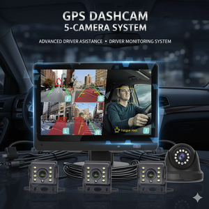 Monitor ISP de 10 pulgadas con cámara de salpicadero 4G para sistema de advertencia de salida con IA para flotas, voz bidireccional y cámara de marcha atrás con <span class=keywords><strong>regla</strong></span> de distancia - Product Image 6