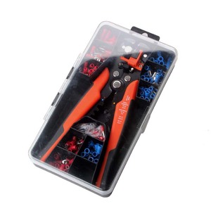 Wire Stripper Set 10-22 Crimping Pliers Electrician Tool <b>Kit</b> For <b>Electrical</b> Repair - Product Image 2