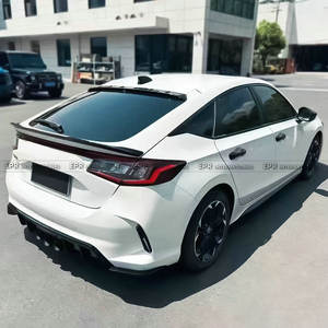 Pare-chocs arrière en matériau PP pour Honda Civic Gen 11 FL1 Type TR (sortie d'échappement centrale, pour hayon) - Product Image 6