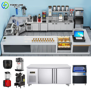 Máquina Automática para Preparar Té con Leche, Conjunto Completo de Estación de Trabajo para Tiendas de Bebidas - Product Image 6