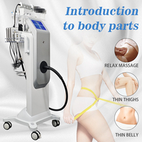 Appareil de massage par vibration 80K, thérapie par vide 9 en 1, drainage lymphatique par cavitation, rouleau à billes interne, machine de cavitation 40K, machine de cavitation 80K