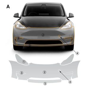 <span class=keywords><strong>Film</strong></span> de protection de peinture TPU <span class=keywords><strong>invisible</strong></span> dédié au Tesla Model Y, épaisseur 7 mil et haute performance - Product Image 6