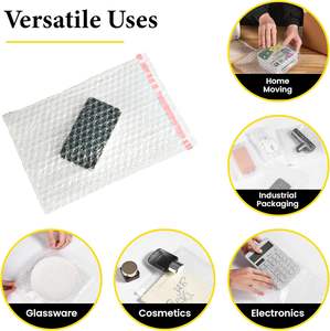 Sacs à bulles en polyéthylène, enveloppes, emballages d'expédition, pochettes d'expédition, grand format A4 9x11 pouces / 23x29 cm, impression en gravure, gaufrage/débossage - Product Image 3