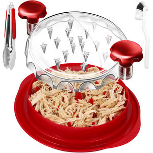 Desmenuzador de Pollo SOARNACM Personalizable con Tapa Transparente, Mango Ergonómico Antideslizante y Material de Grado Alimenticio - Product Image 3