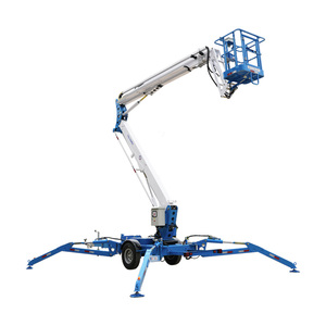 Nacelle élévatrice remorquable haut de gamme à double alimentation, certifiée CE, pour opérations en hauteur de 16 à 24 m, la plus grande pour usage humain - Product Image 6