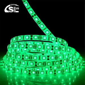 3 anni di garanzia Ce Rohs SMD5050 striscia LED verde 12V IP65 impermeabile 60LED/m Per metro corde di luce interna Luces Navid