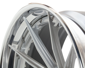 Jantes forgées en aluminium 3 pièces, jantes multi-pièces à rebord progressif, PCD personnalisé 5X100 5X108 5x114.3 5x112 5x115 5x120, modèle Mustang 3 S Y X - Product Image 4