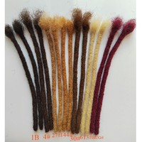 Dreadlocks 100% Fatti a Mano in Capelli Umani, Estensioni Micro Locs Afro Ricci, Sisterlocks Dreadlocks