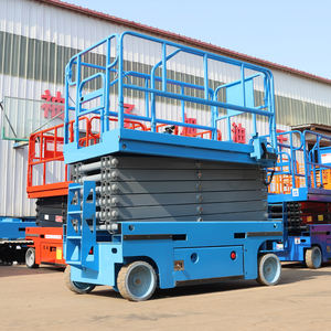 Plataforma Elevadora de Tijera Hidráulica Autopropulsada Eléctrica Móvil China de 320 KG y 12 M de Altura Media - Product Image 3