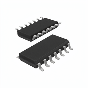 N74F07D,602 BOM IC มีสินค้าในสต็อก 14 SOIC (0.154 นิ้ว, ความกว้าง 3.90 มม.) ชิ้นส่วนวงจรอิเล็กทรอนิกส์ ลอจิกไอซี บัฟเฟอร์แบบไม่กลับขั้ว 5.5V 14SO - Product Image 1