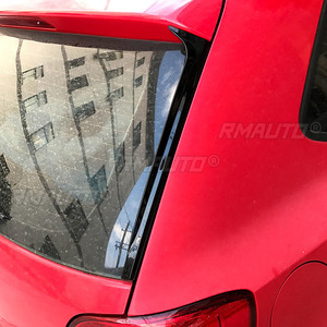 สปอยเลอร์ข้างกระจกหลังสีดำเงาคู่  แบบ Canard  สำหรับตกแต่งรถยนต์ VW Polo MK6 2018+/MK5 2011-2017 - Product Image 6
