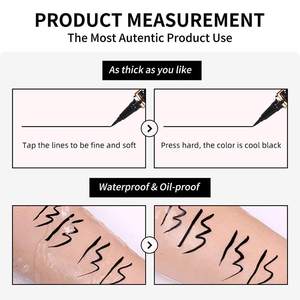 Lápiz de pegamento para pestañas, delineador mágico de oro rosa, adhesivo magnético de diamante, lápiz de pegamento, delineador de ojos - Product Image 3