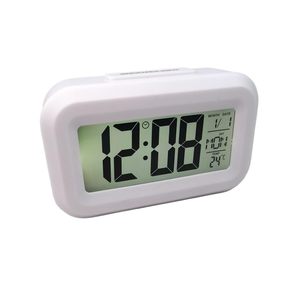 Mini Reloj Despertador Electrónico LCD Moderno con Retroiluminación, Temporizador Inteligente de Temperatura para Estudiantes, Incluye Calendarios para Uso en el Dormitorio - Product Image 1