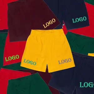 Пользовательский логотип, узор, размер сетчатые шорты дышащие спортивные брюки пляжные базовые шорты