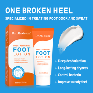 OEM/ODM CRÈME DÉODORANTE <span class=keywords><strong>POUR</strong></span> <span class=keywords><strong>LES</strong></span> PIEDS 0 Alcool 0 Stimulation Anti-transpiration Taches Anti-odeur Peaux sensibles Pied en sueur - Product Image 4
