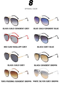 แว่นกันแดดสไตล์พังก์สำหรับผู้ชายและผู้หญิงแว่นกันแดดสไตล์พังก์แบบปรับแต่งสีโลโก้ด้วยเลเซอร์สไตล์สตีมพังค์สำหรับ2022 - Product Image 6