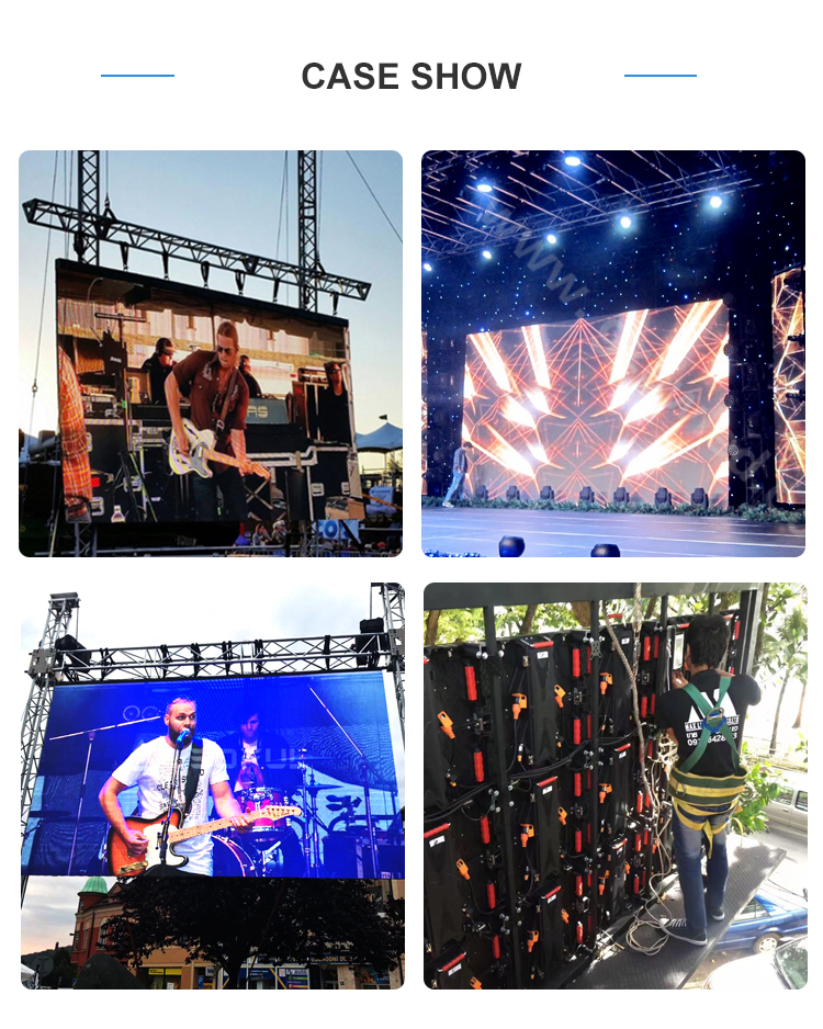 Envisual P3.91 Outdoor LED Display Screen 500mmx500mm 5500cd/Sqm Brightness