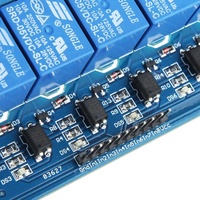 Module relais 5V 12V 1 2 4 6 8 canaux avec optocoupleur. Sortie relais 1 2 4 6 Module relais 8 voies