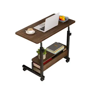 Vekin – petit bureau de jeu pliable pour ordinateur portable à hauteur réglable avec roulettes