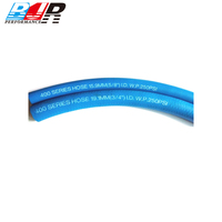 خرطوم وقود مرن من المطاط NBR/CPE من BJR Racing طراز AN4-AN12 جديد أسود اللون مع قفل دفع للضغط من -40 إلى 100 درجة مئوية وضغط 250 رطل لكل بوصة مربعة