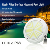 Lámpara LED RGB de 230 mm para Piscina, Montaje en Pared, IP68 Impermeable, Rellena de Resina de PC, Luz Subacuática para Piscina