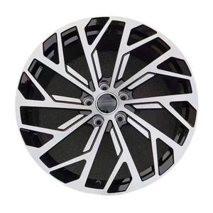 Nouvelle jante en alliage d'aluminium forgé, finition noire, design en maille, sport, profondeur maximale, ajustement universel, roues en alliage pour voitures particulières - Product Image 1