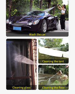 ماكينة غسيل السيارات النفاثة ، تعمل بالكهرباء ، بسيطة التشغيل ، مع أنابيب خراطيم مسدس المياه - Product Image 6