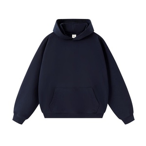 Wholesale Custom Logo Blank Oversized Heavyweight Cotton Men Pullover Hoodie Streetwear <b>Plain</b> <b>Sweatshirt</b> Hoodies - Product Image 4