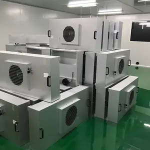 Laminar Flow FFU For Cleanroom Hepa Filter Fan Unit 0.35-0.55m/s 1000m3/h 575x1175x375 Provided Engine Online Support AC/DC KLC