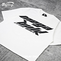 T-shirt Homme PEERAGE Personnalisé Coupe Boxy Noire Imprimé DTG 250 g/m² Coton Lourd 100% Coupe Ample Homme Enfant