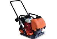 Compacteur à plaque poussoir à main Compacteur moteur 5,5 HP Réservoir d'eau pour la construction routière