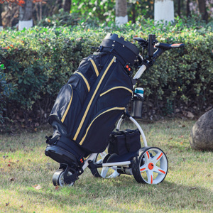Golf <b>Carts</b> <b>Foldable</b> 3 Wheel Golf <b>Cart</b> Trolley White S1T2 <b>Foldable</b> Golf Scooter - Product Image 1