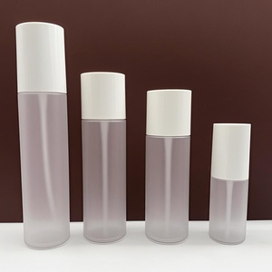 Hot Sale Frosted clear White Color 15ml 20ml 30ml 50ml 80ml 100ml Plastic Cosmetic Airless Spray <b>Pump</b> <b>Bottle</b> - Product Image 1