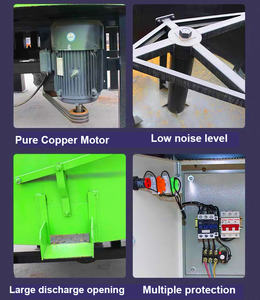 Pan Mixer beton planet 750 rakitan cepat Mixer beton portabel penggunaan rumah Pan Mixer beton - Product Image 5