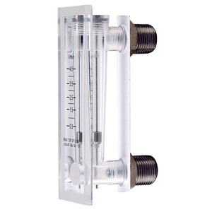 Débitmètre rotamètre en tube acrylique à vente chaude avec 1 an de garantie pour la mesure des gaz ou des fluides - Product Image 1