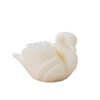 Bougie texturée artisanale de luxe écologique en cire de soja parfumée Cygne, sans fumée, aromathérapie, Flamingo, pour mariage, décoration intérieure, Saint-Valentin