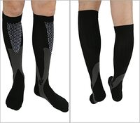 Chaussettes de compression 20-30 mmHg, hauteur genou, soutien gradué, pour la course, l'entraînement, les sports, hommes et femmes