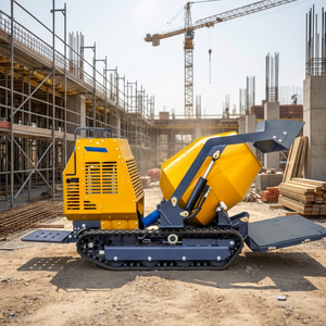 <span class=keywords><strong>Bétonnière</strong></span> autochargeante 2026 <span class=keywords><strong>Pro</strong></span> HT750Y, solution pour équipe de 1 personne, mini-camion motorisé Briggs & Stratton pour chantier étroit - Product Image 1