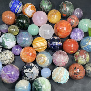 Sphère de pierre de guérison en cristal naturel en gros boule de cristal sphère de <span class=keywords><strong>quartz</strong></span> clair pour la guérison - Product Image 5