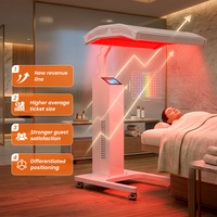 Panneau de luminothérapie LED infrarouge proche 660nm 850nm pour usage commercial, domestique, en salon et spa, biomodulation corporelle complète, stimulation ATP