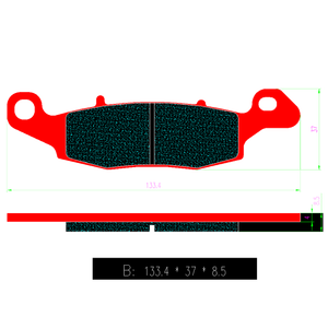 Plaquettes de frein céramique avant et arrière CVO pour moto SUZUKI GSF TU250 SV400 GSX600F GSF600 DL GSF SFV SV650 <span class=keywords><strong>GSR</strong></span> GSX750 <span class=keywords><strong>800</strong></span> 900 FA229 - Product Image 4
