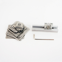 Kit de réparation de CPU pour consoles de jeux PSP, PS3, WII, XBOX, 38 pièces, 58 pièces/ensemble, pochoirs BGA à chauffage direct, kit de reboulage BGA