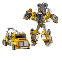 Juguete para Niños de 4 a 6 Años, Camión Mezclador de Simulación, Tanque de Ingeniería, Robot Transformable, Modelo de Coche de Juguete 706-82
