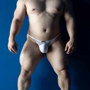 Tanga MENTOO Ultrafina Transparente, Sensación de Desnudez, Blanca, Cintura Baja, Alta Elasticidad, Transpirable, Secado Rápido, Sin Costuras, ODM, Deportiva - Product Image 1