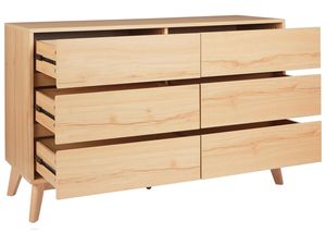 Cassettiera in Legno di Rovere Bianco per <span class=keywords><strong>Camera</strong></span> da Letto, Contenitore con Cassetti, Organizzatore per Cassetti - Product Image 5