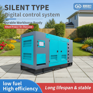 גנרטור דיזל <span class=keywords><strong>75</strong></span> קילוואט עם מערכת העברה אוטומטית, פעולה שקטה במיוחד, רעש נמוך 70 דציבל (A), גיבוי חשמל לאזורים מגורים, 50/60 הרץ, יציאה יציבה. - Product Image 1