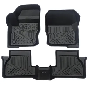 OEM 3D Desain TPE Semua Cuaca Karpet Mobil Pelapis Lantai Mobil Aksesoris Interior Ford Fusion Focus Trunk Mat Liner Kargo