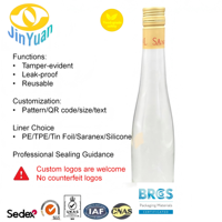 Tapas de Aluminio ROPP Premium de Primera Calidad para Impresión, 30*60mm, Tapas de Grado Alimenticio con Revestimiento de Papel de Aluminio para Vino Espumoso